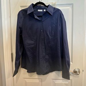 Large navy blouse